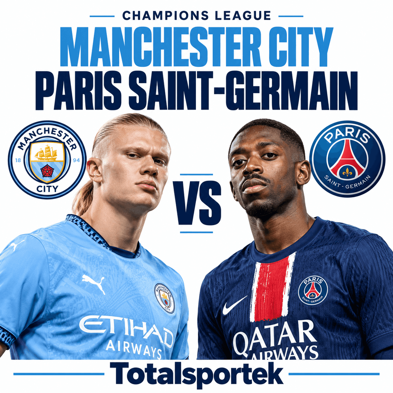 Manchester City vs Paris Saint-Germain: Totalsportek Viewing Guide and Champions League Preview